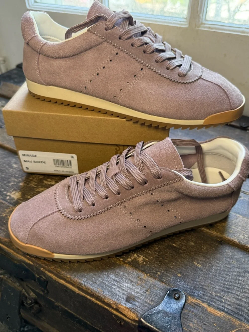 Steve Madden Mirage Mauve Suede Sneakers - Women’s 9